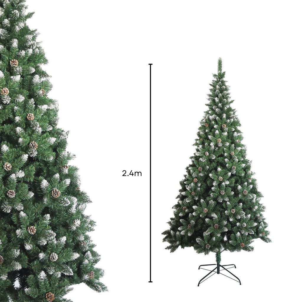 Festiss 2.4m Christmas Tree With White Snow