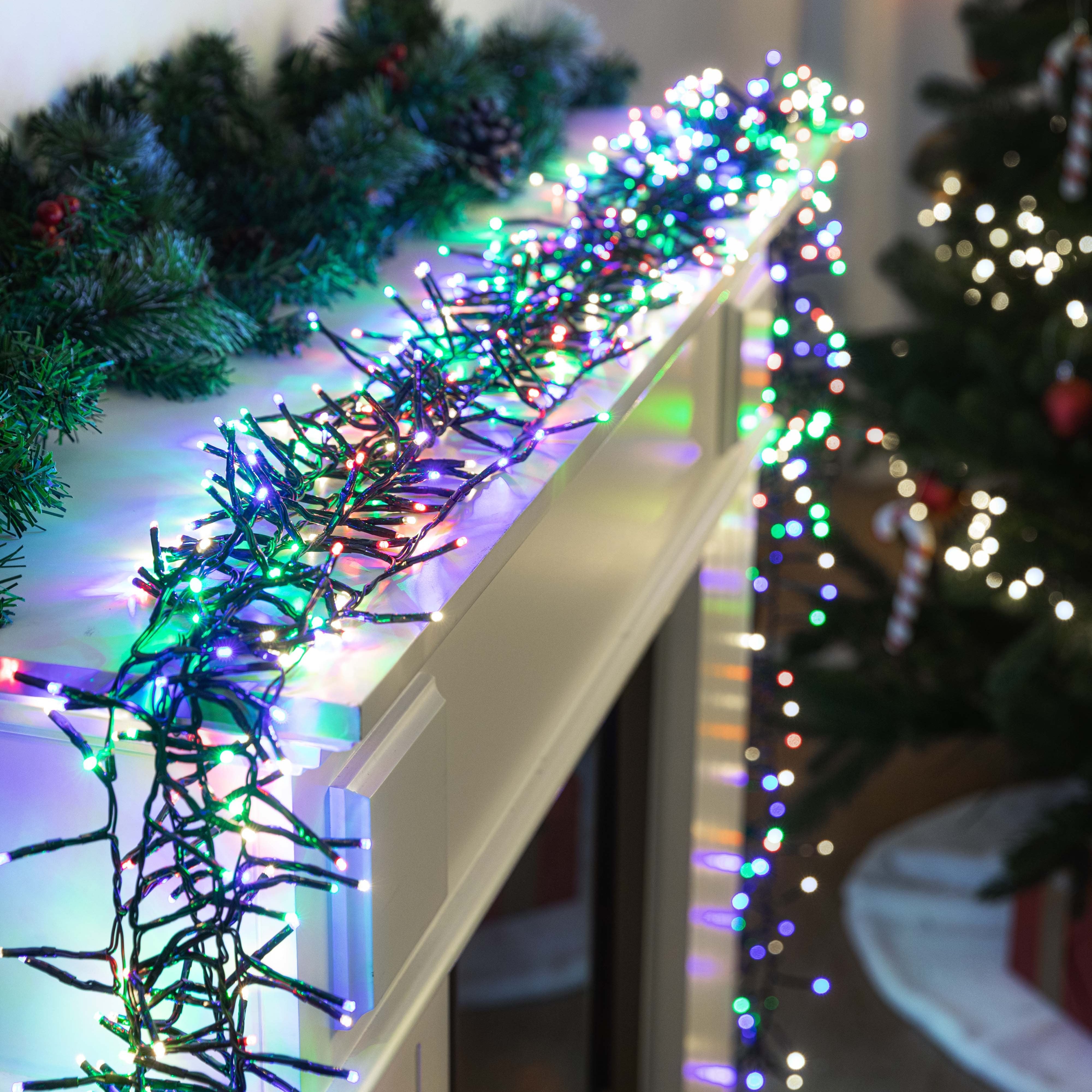 Cluster Lights 2000 LEDs available in 3 Colors - Multicolor