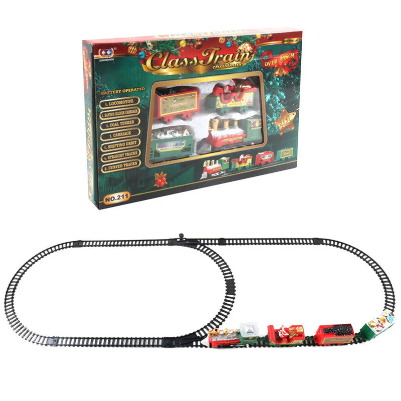 Realistic Christmas Electric Train Set