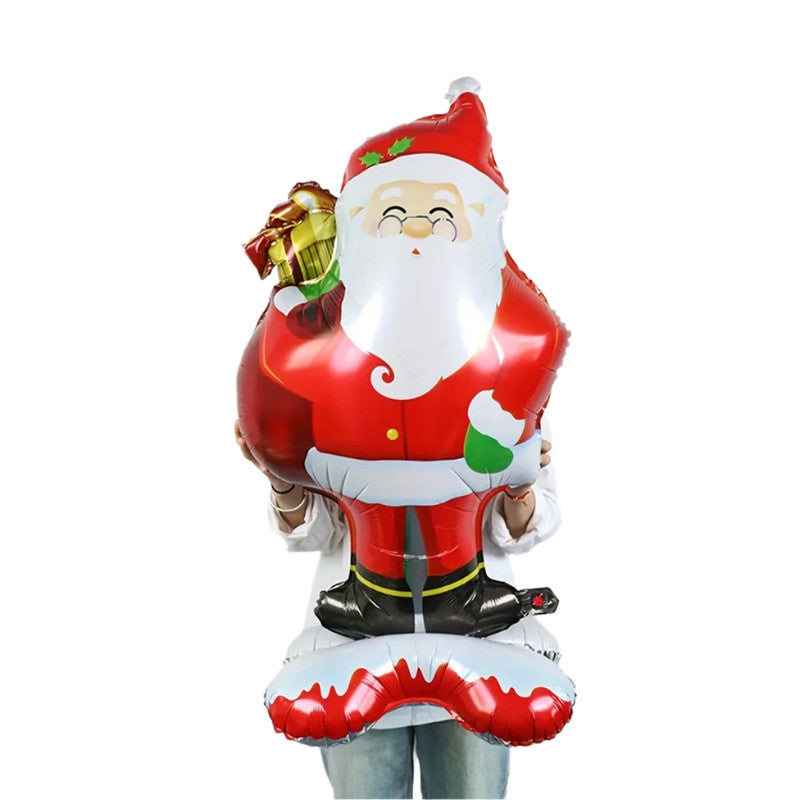 Extra Large Standing Santa Claus Foil Balloon