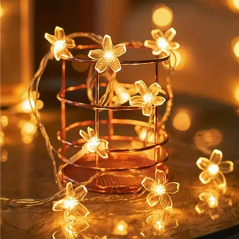 NNETM Cherry Blossom LED Fairy Lights(19.68Ft/6M 40LED)