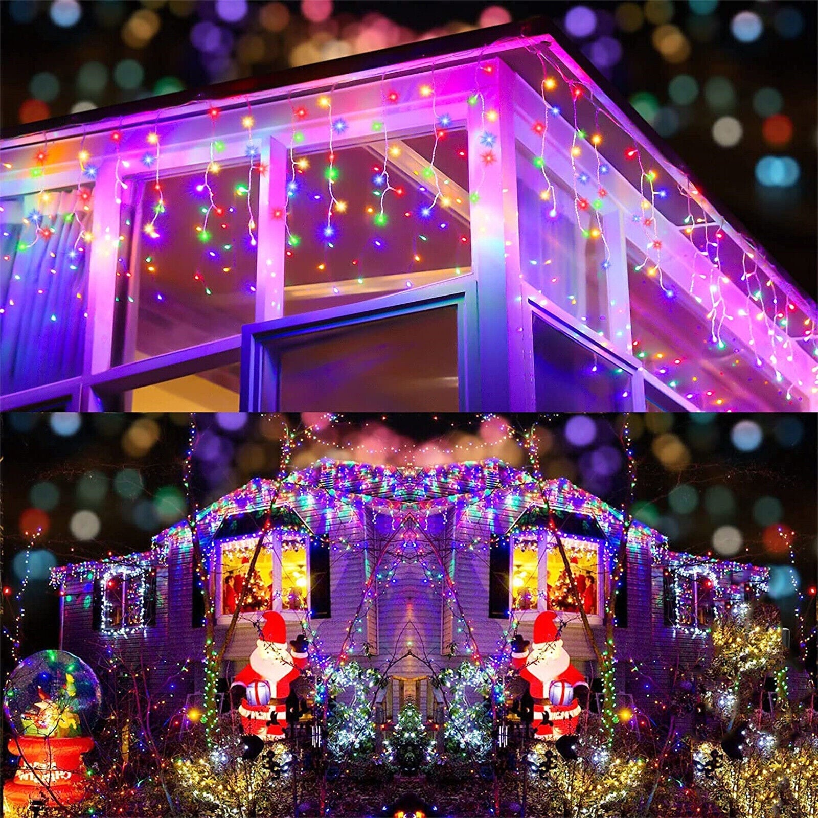 1000 Low Voltage LED Fairy Lights 8 Function Memory Hold Christmas Decoration Multicolor