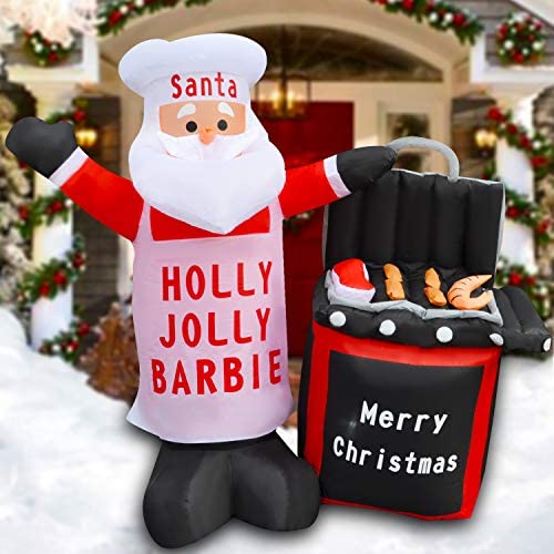 Christmas Inflatable Santa BBQ 150CM