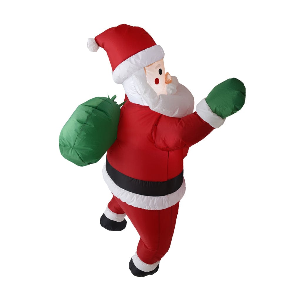 165cm Christmas Decoration Inflatable Hanging Climbing Santa