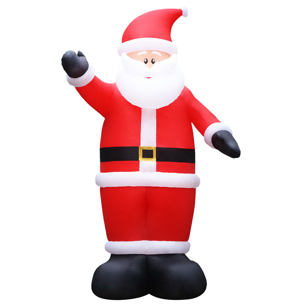 Jingle Jollys Christmas Inflatable Santa 5M Illuminated Decorations