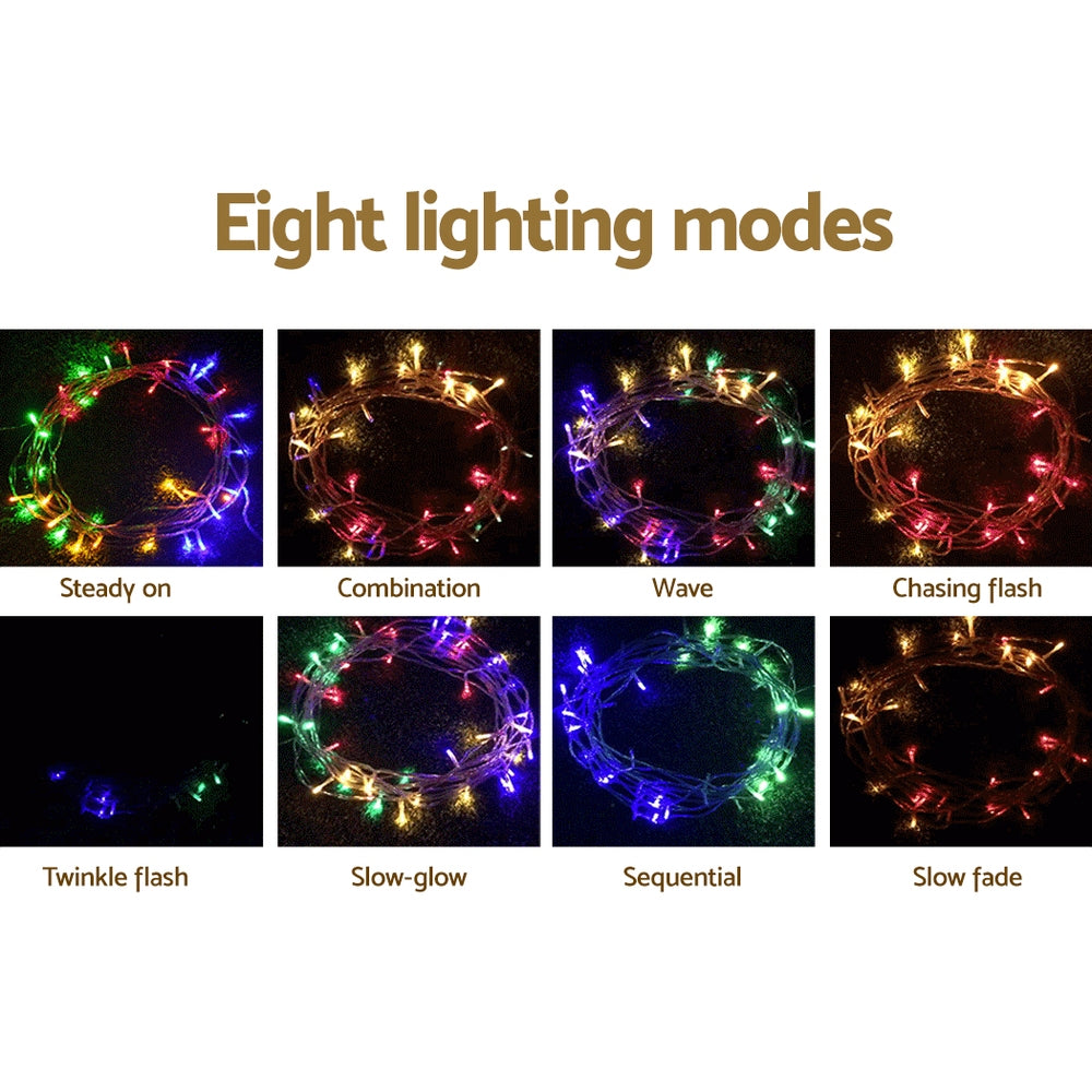 20M Christmas Lights Icicle Light 800 LED Multi-coloured Jingle Jollys